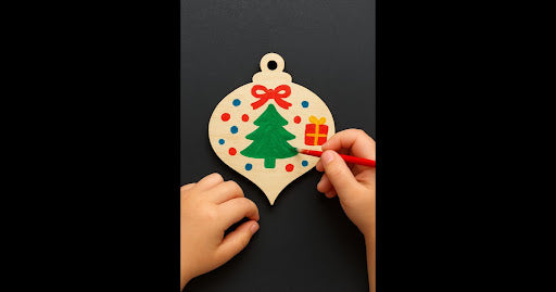 Wooden Christmas Baubles - Pack of 20