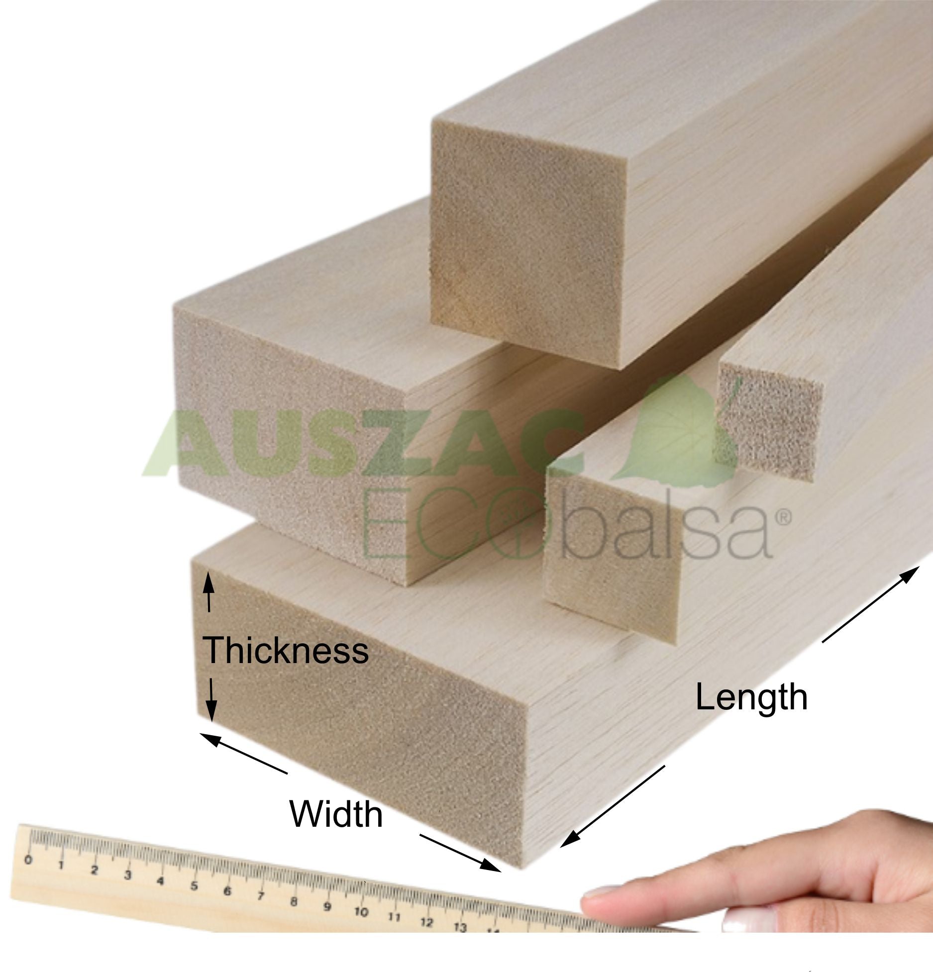 Balsa BLOCK 300mm