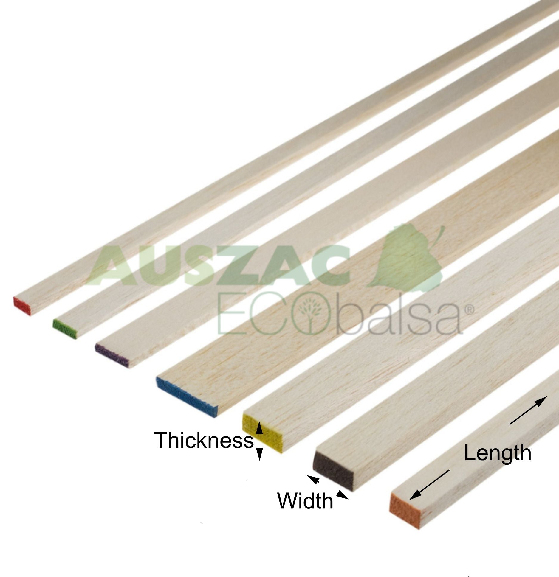 Balsa Rectangle 915mm