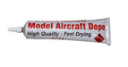 A white squeeze 50ml tube of Model Aircraft Dope 