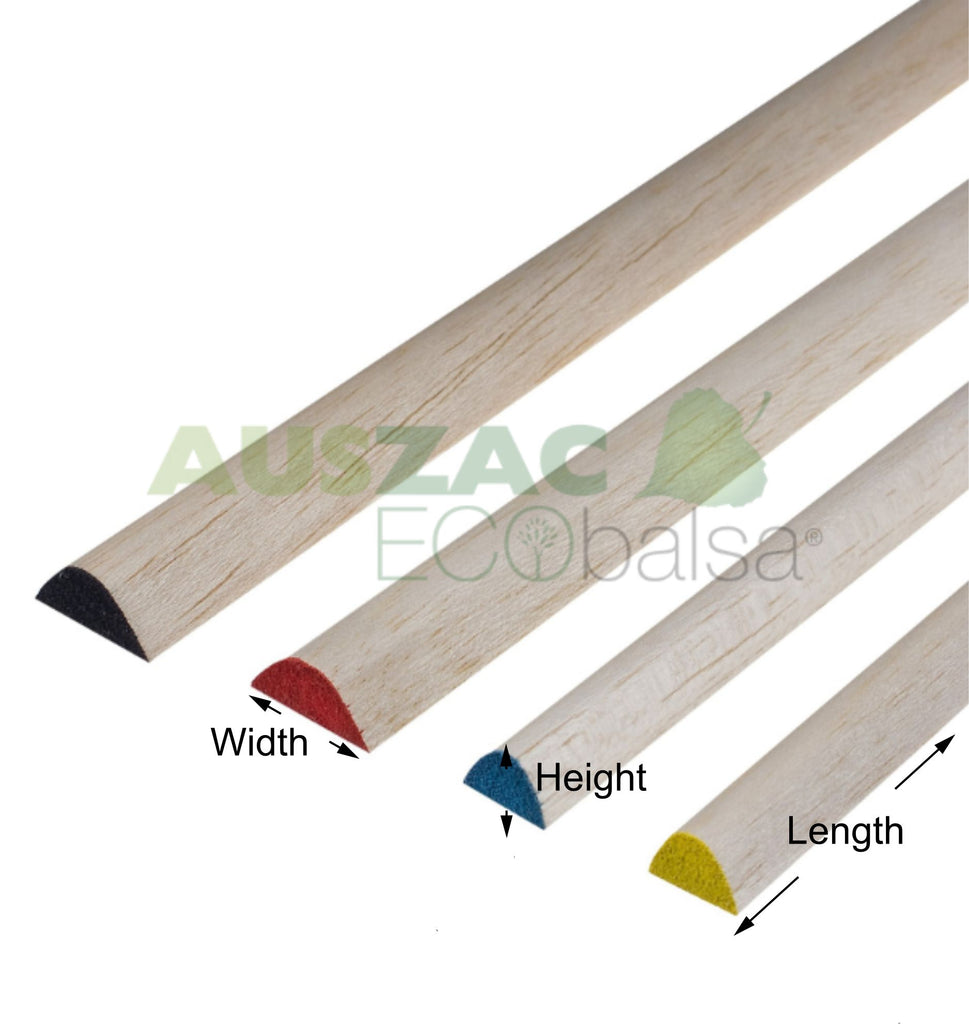 MAP Balsa Wood Sticks and Trailing Edge (36) • Model Aviation Products